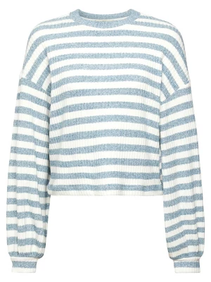 ESPRIT Sweter w kolorze błękitno-białym rozmiar: XXL