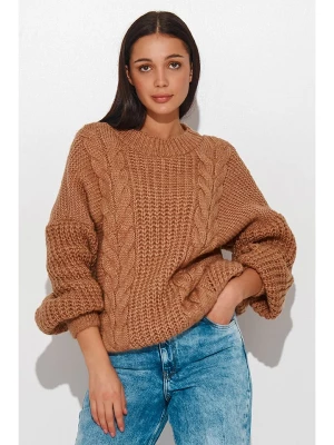 numinou Sweter w kolorze brązowym rozmiar: onesize