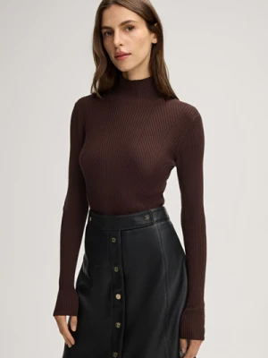 Sweter w kolorze ciemnobrązowym Joop