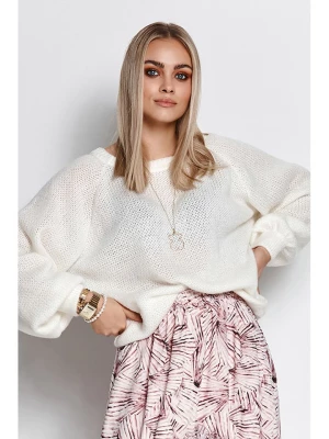 Makadamia Sweter w kolorze kremowym rozmiar: onesize