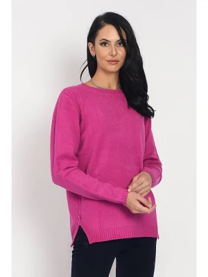 ASSUILI Sweter w kolorze różowym rozmiar: 38