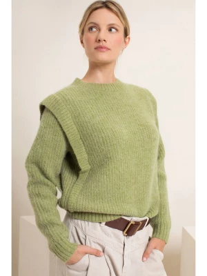 Josephine & Co Sweter w kolorze zielonym rozmiar: XL