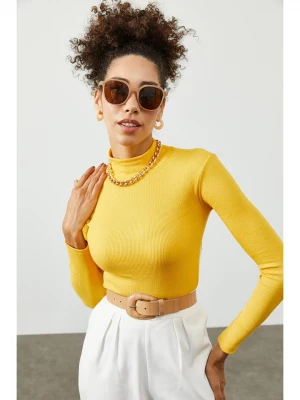 Chezalou Sweter w kolorze żółtym rozmiar: onesize