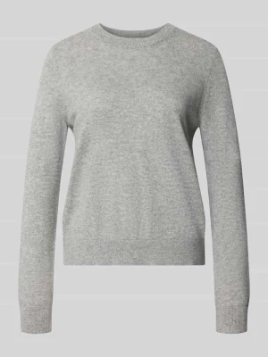 sweter w kroju regular fit z czystego kaszmiru Jake*s Srebrny melanż