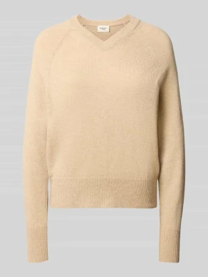 sweter w kroju regular fit z czystego kaszmiru model 'PADRE' Weekend Max Mara Piaskowy