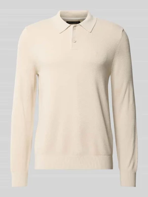 Sweter w kroju regular fit z czystej bawełny Marc O'Polo Beżowy