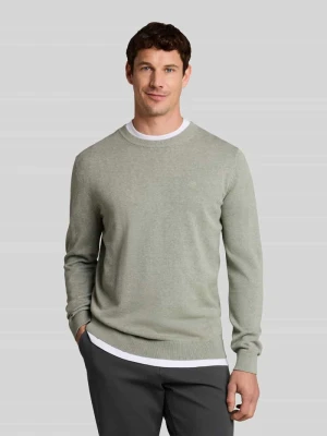 Sweter w kroju regular fit z czystej bawełny Tom Tailor Miętowy
