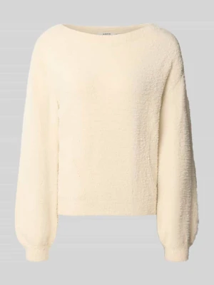 sweter w kroju regular fit z dodatkiem wiskozy Garcia Écru