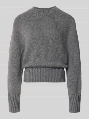Sweter w kroju regular fit z domieszką wiskozy, wełny i kaszmiru model 'Kusi' JOOP! Średnioszary