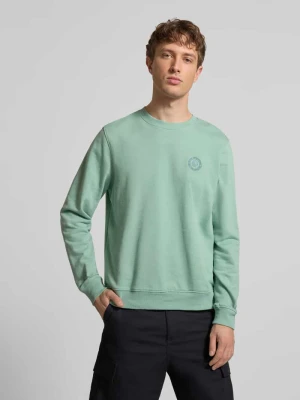 Sweter w kroju regular fit z naszywanym logo model 'Kane' Blend