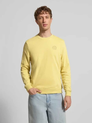 Sweter w kroju regular fit z naszywanym logo model 'Kane' Blend