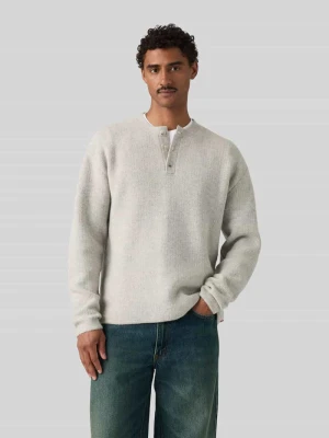 Sweter w kroju relaxed fit z dodatkiem wełny Levi's Jasnoszary