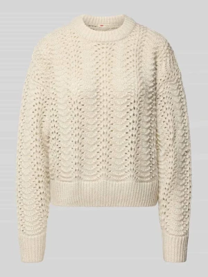 Sweter w kroju relaxed fit z dodatkiem wełny Levi's Złamany biały