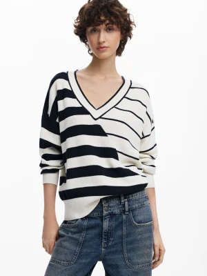 Sweter w paski Desigual
