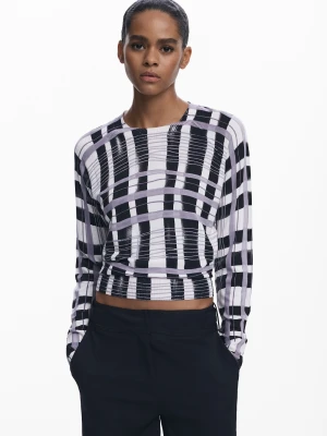 Sweter w paski mikado Desigual