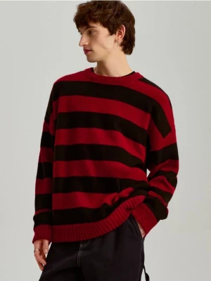 Sweter w paski o kroju oversize House