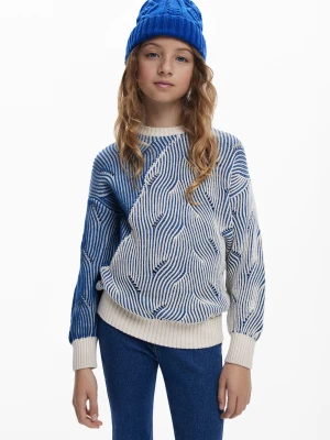 Sweter w paski o teksturze Desigual
