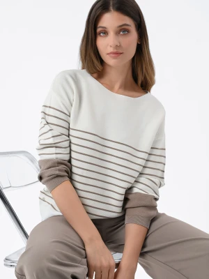 Sweter w paski S-MAGI Volcano