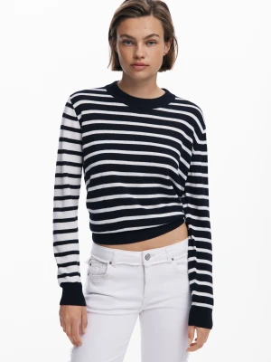 Sweter w poziome paski Desigual