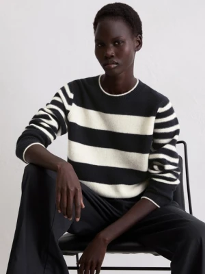 Sweter w regularne paski Marc O'Polo
