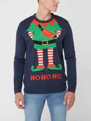 Sweter w świątecznym stylu montego