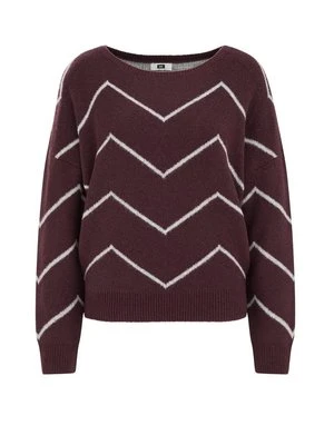 Zdjęcie produktu Sweter WE Fashion ciemnoliliowy melanż