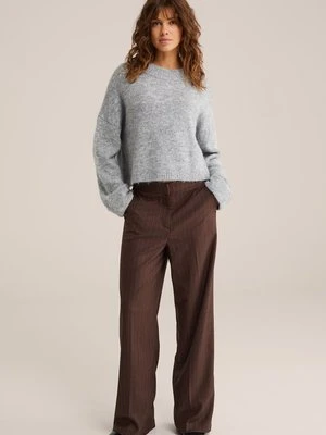 Sweter WE Fashion jasnoszary