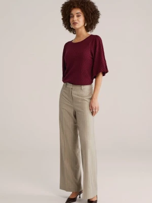 Sweter WE Fashion bordowy