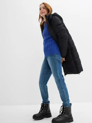 Sweter we wzór w warkocze, bonprix