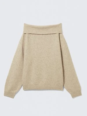 Sweter Weekday szary