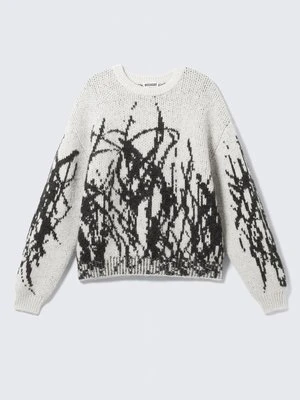 Sweter Weekday jasnoszary