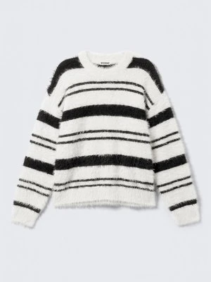 Sweter Weekday mleczny