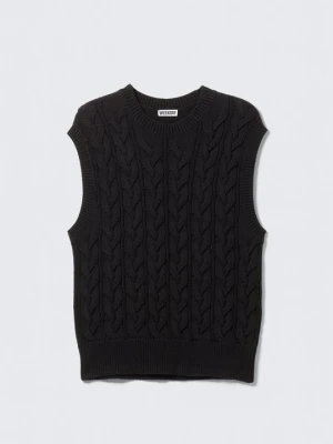 Sweter Weekday czarny