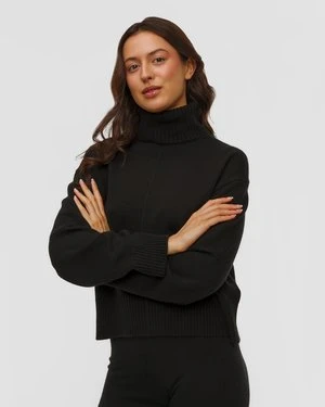 Sweter Wełniano-kaszmirowy Z Golfem Damski Allude