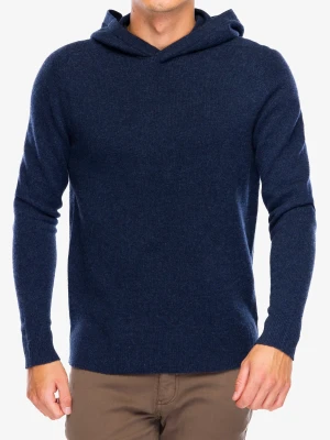 Sweter wełniany Royal Robbins Rockcraft Wool Hoodie - naval