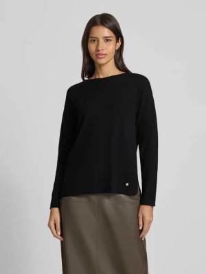 Sweter wełniany z dekoltem w łódkę model ‘STYLE.LIZ’ BRAX