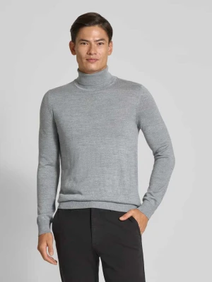 Sweter z mieszanki wełny merino z golfem Christian Berg Men