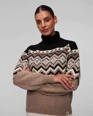 Sweter Wełniany Z Golfem Damski Dale Of Norway Randaberg