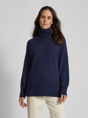 Sweter wełniany z golfem model ‘HERRINGBONE’ Gant