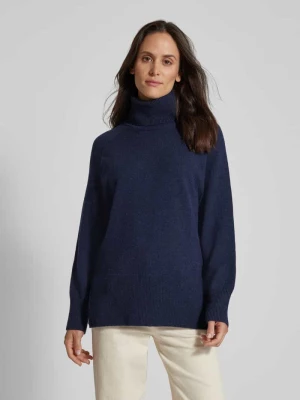 Sweter wełniany z golfem model ‘HERRINGBONE’ Gant