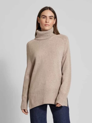 Sweter wełniany z golfem model ‘HERRINGBONE’ Gant