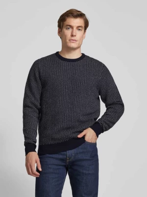 Sweter wełniany z okrągłym dekoltem FYNCH-HATTON
