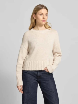 Sweter wełniany z okrągłym dekoltem Oui