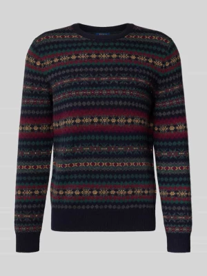 Sweter wełniany z okrągłym dekoltem Polo Ralph Lauren