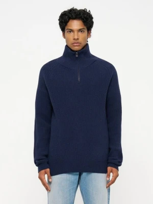 Sweter Woodbird niebieski denim