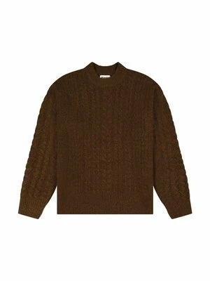 Sweter Wrangler ciemnobrązowy