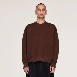 Sweter Y-3 UT Knit Crew Adidas Mystery Brown