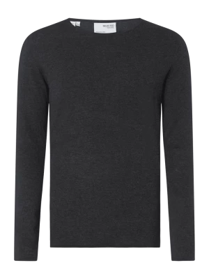 Sweter z bawełną ekologiczną model ‘Rome’ Selected Homme