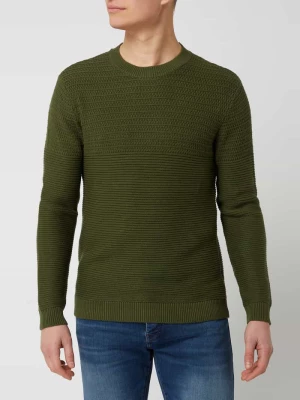 Sweter z bawełny ekologicznej model ‘Conrad’ Selected Homme