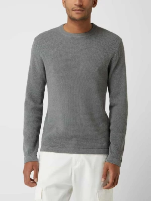 Sweter z bawełny ekologicznej model ‘Rocks’ Selected Homme